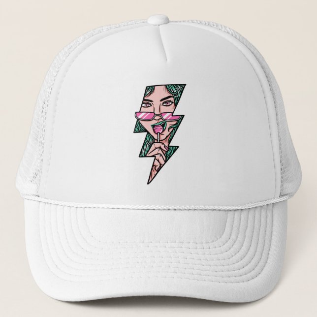 Gorra De Camionero Lightning de Lollipop (Anverso)