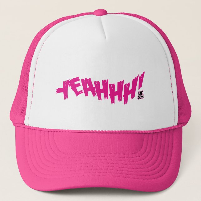 Gorra De Camionero Lil Jon "¡Sí!" Magenta (Anverso)