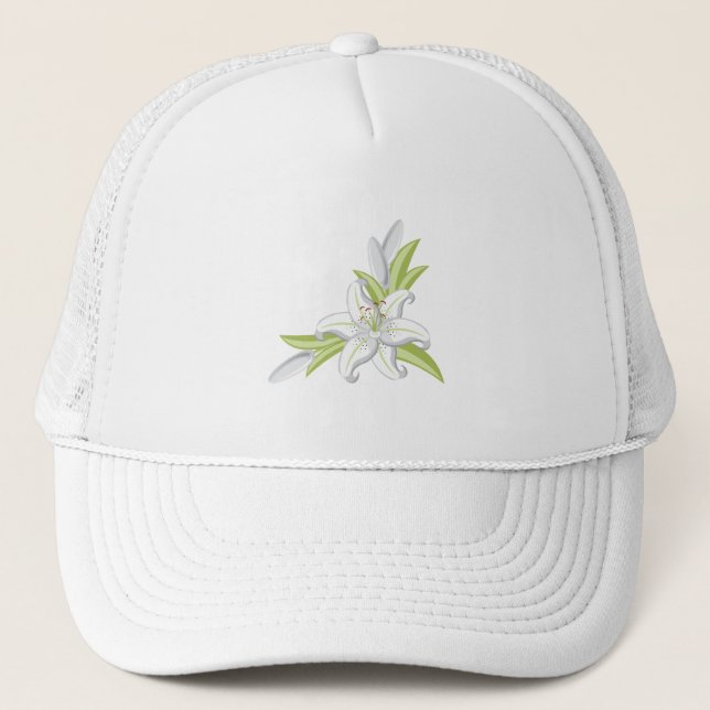 Gorra De Camionero Lily Flower (Anverso)