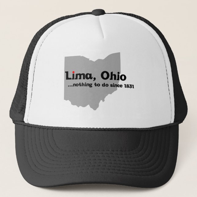 Gorra De Camionero Lima, Ohio (Anverso)