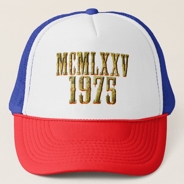 Gorra De Camionero Limited Edition Retro Birthday 50 year (Anverso)