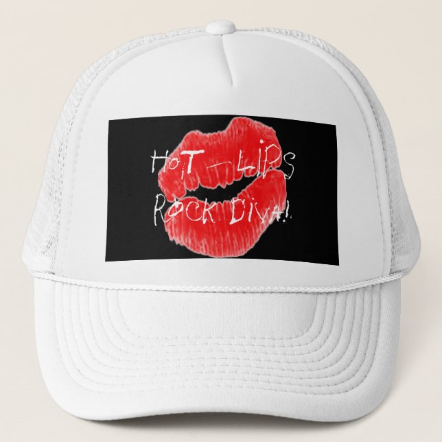 Gorra De Camionero Límites calientes rojos II (Anverso)