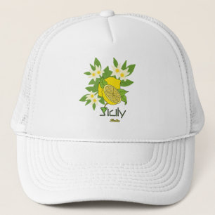 Gorra De Camionero Limón Siciliano – Diseño fresco inspirado en Itali