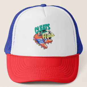 Gorra De Camionero Limpia sobre los talones, limpia el fútbol