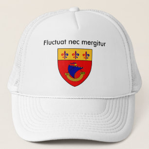 Gorra De Camionero limpiador de brazos, Fluctuat nec mergitur
