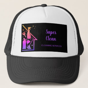 Gorra De Camionero Limpieza de casa de criadas limpieza holograma