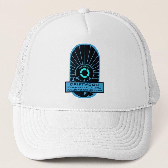 Gorra De Camionero Limpieza de playa - Equipo voluntario (Anverso)