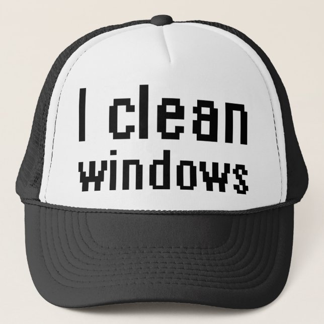 Gorra De Camionero Limpio ventanas (Anverso)