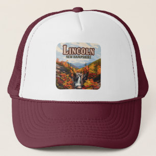 Gorra De Camionero Lincoln New Hampshire Franconia Falls Otoño