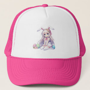 Gorra De Camionero lindo, conejito anime Pascua