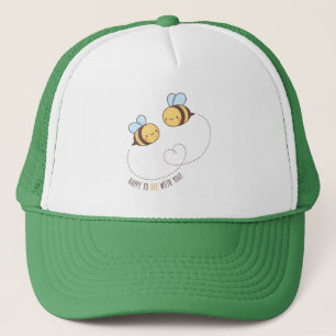 Gorra De Camionero Lindo Feliz De Estar Contigo Juego De Palabras Par