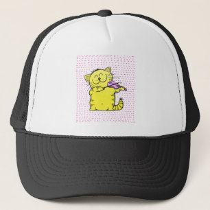 Gorra De Camionero Lindo-Gatito-violinista