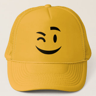 Gorra De Camionero Lindo guiñando en usted emoji