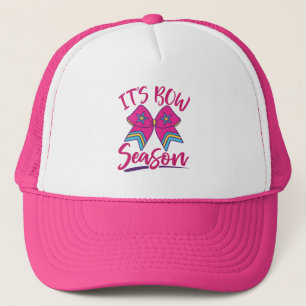 Gorra De Camionero Lindo lazo de coqueta porrista alegre temporada de