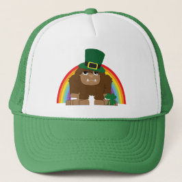 Gorra De Camionero Lindo Leprechaun Bigfoot