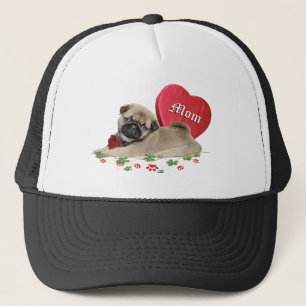 Gorra De Camionero Lindo perrito del barro amasado el diseño de una