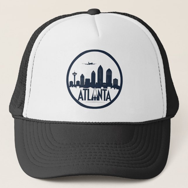Gorra De Camionero Línea aérea de Atlanta Georgia (Anverso)