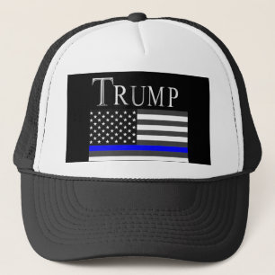 Gorra De Camionero Línea Azul delgada