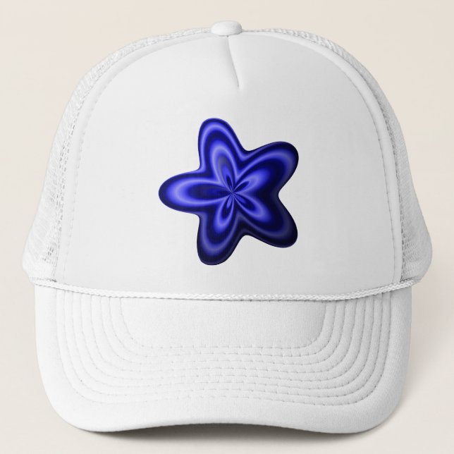 Gorra De Camionero Línea Azul delgada (Anverso)