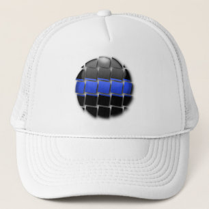 Gorra De Camionero Línea Azul delgada