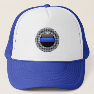 Gorra De Camionero Línea Azul delgada