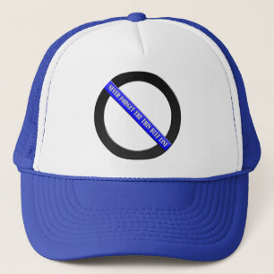 Gorra De Camionero Línea Azul delgada