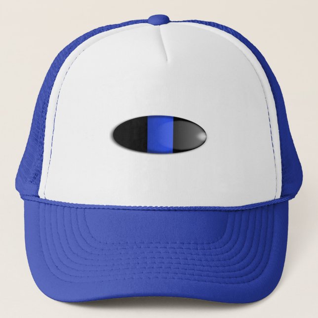 Gorra De Camionero Línea Azul delgada (Anverso)
