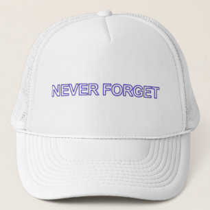 Gorra De Camionero Línea Azul delgada - Nunca olvidar