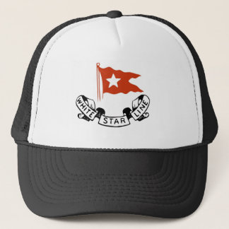 Gorra De Camionero Línea blanca logotipo de la estrella