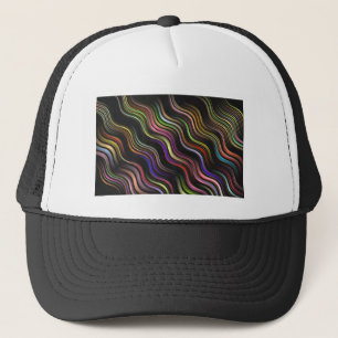 Gorra De Camionero Línea de onda vertical abstracta de Guay Thunder_