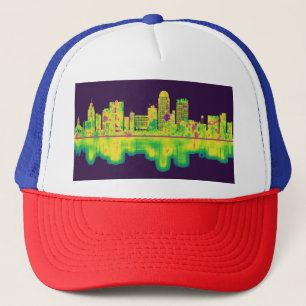Gorra De Camionero Línea de Skyline de Winston-Salem Carolina del No