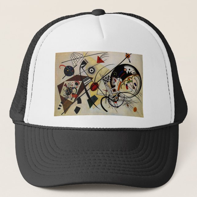 Gorra De Camionero Línea transversal ininterrumpida de Kandinsky (Anverso)