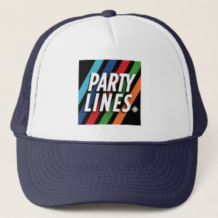 Gorra De Camionero Líneas de Fiesta CBC