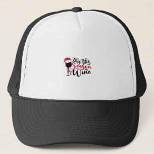 Gorra De Camionero Líneas de Navidad Mercancías Abstractas