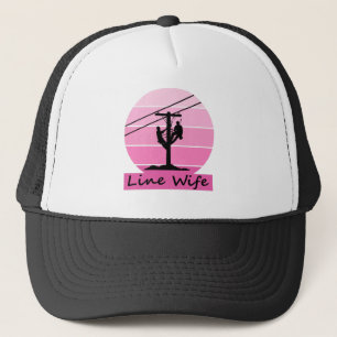 Gorra De Camionero Linewife Pink Retro Sunset