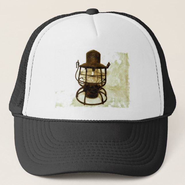 Gorra De Camionero Linterna del ferrocarril (Anverso)