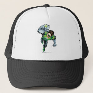 Gorra De Camionero Linterna verde - cómica, aumento del brazo