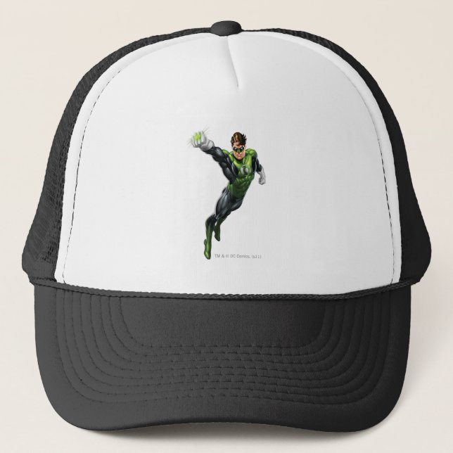 Gorra De Camionero Linterna verde - completamente representada, arm o (Anverso)