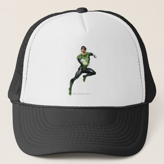 Gorra De Camionero Linterna verde - completamente representada, salta (Anverso)