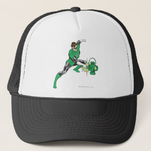 Gorra De Camionero Linterna verde con la linterna 2