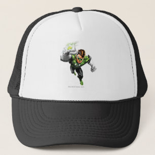 Gorra De Camionero Linterna verde - rendida completamente, aumento