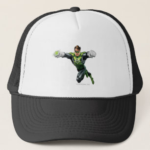 Gorra De Camionero Linterna verde - rendida completamente, mirando