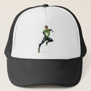 Gorra De Camionero Linterna verde - rendida completamente, saltando
