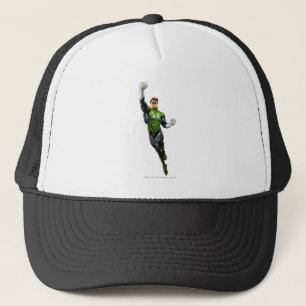 Gorra De Camionero Linterna verde - rendida completamente, volando