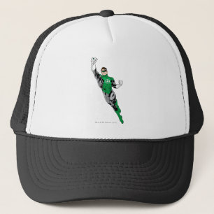 Gorra De Camionero Linterna verde - volando para arriba
