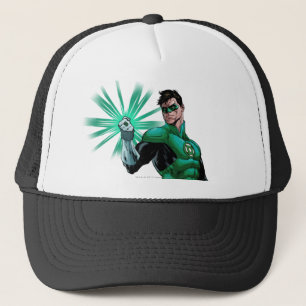 Gorra De Camionero Linterna verde y anillo