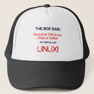 Gorra De Camionero Linux es mejor