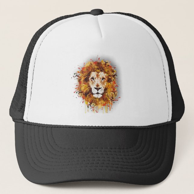 Gorra De Camionero Lion of Judah - African Art - Reggae Roots Shirt (Anverso)