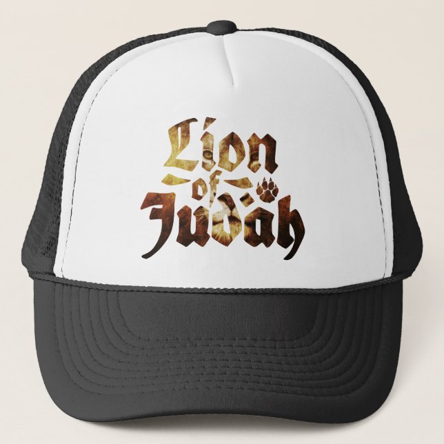 Gorra De Camionero Lion of Judah - Haile Selassie Trucker Cap - (Anverso)