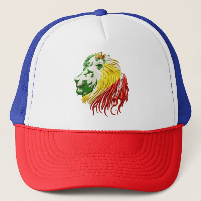 GORRA DE CAMIONERO LION STYLE JAMAICAN KING (Anverso)